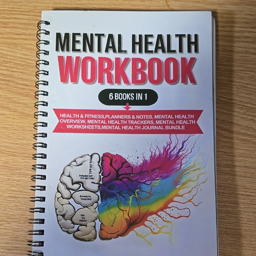 Mental Health Workbook with Colorful Cover